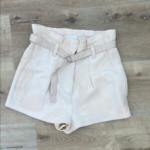 3.1 Phillip Lim Cloque Belted Shorts
